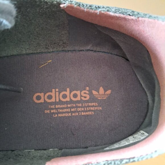 Adidas Stan Smith Nubuck Sneakers Gray Size 8.5 - Picture 5 of 7